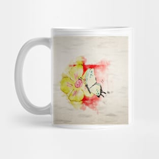 Butterfly and Flower Flew By! Mug